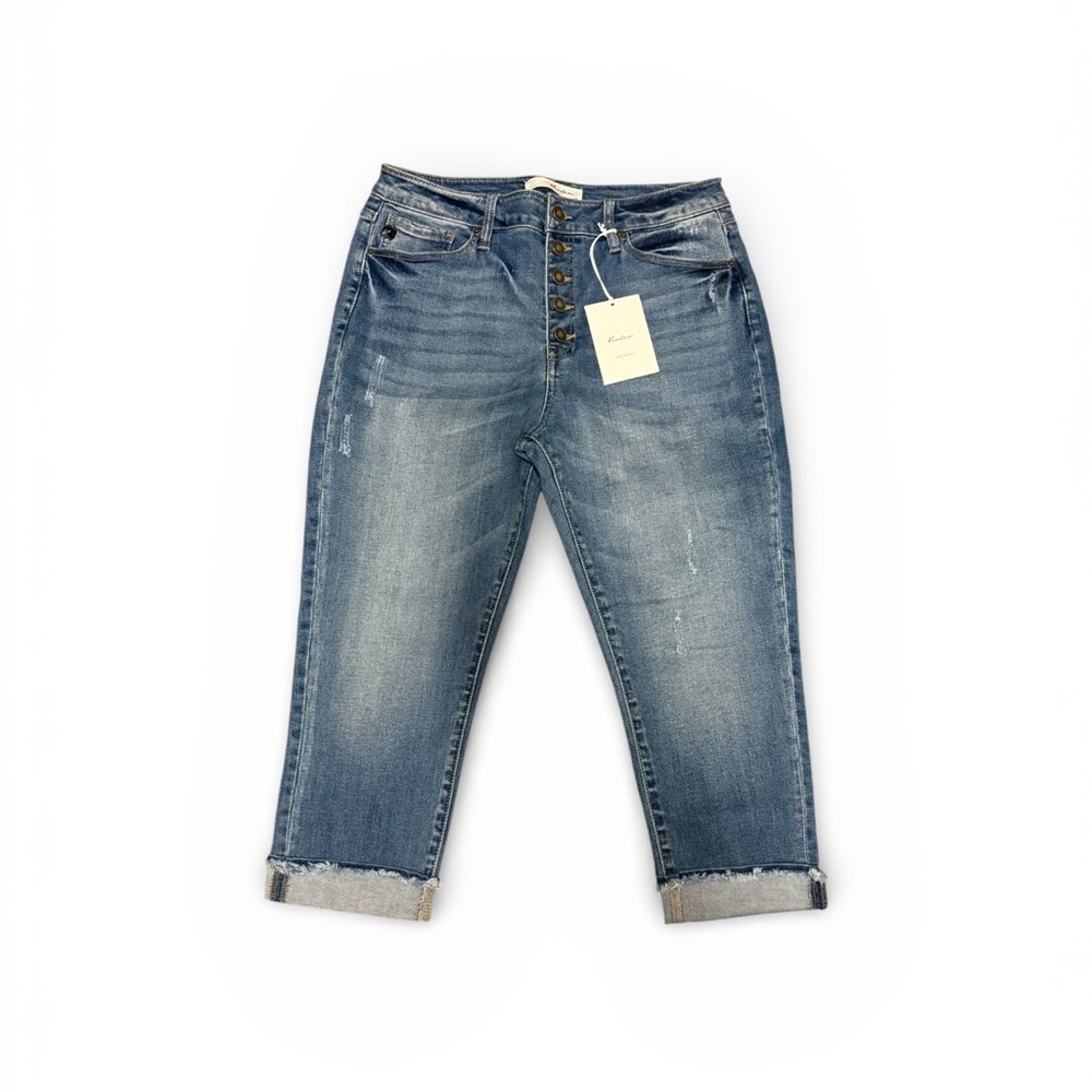 Women's Blue Jeans Kancan New Capri Size 32